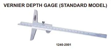 VERNIER DEPTH GAUGE 1240 (STANDARD MODEL)